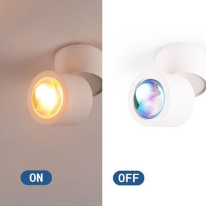 Aplique de pared y techo "FLOC" - 8W - Efecto atardecer - 1800K - Barcelona Led-Decoración