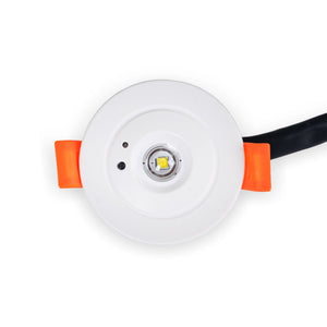 Aro downlight empotrable para luz de emergencia B1058 - Ø100mm - Barcelona Led-Accesorios