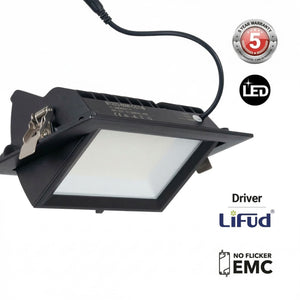 Downlight LED rectangular orientable CCT 60W - 100° Driver LIFUD (20)