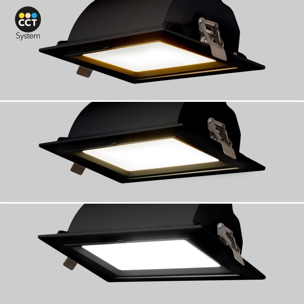 Downlight LED rectangular orientable CCT 38W - Blanco - 120° Driver LIFUD (1)
