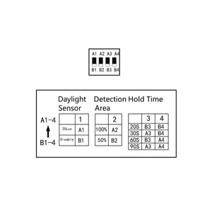 Plafón LED circular CCT con sensor PIR -12W /15W/18W - Diámetro ajustable - Superficie / empotrable - IP54 (6)