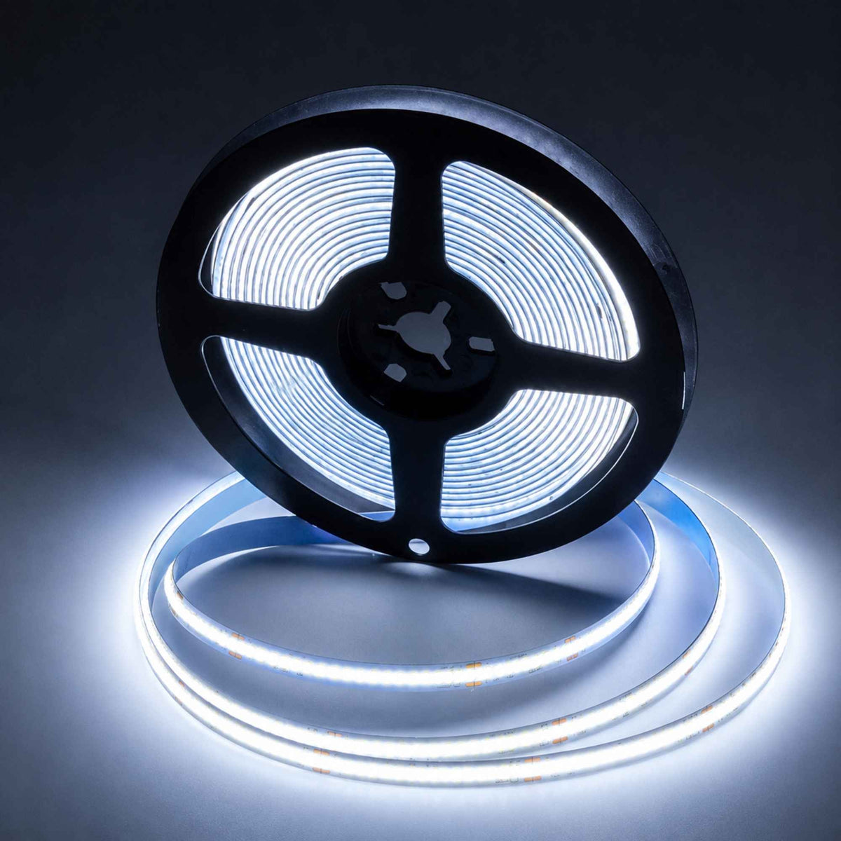 Tira LED COB 24V DC - 12W/m - 8mm - IP20 - Rollo de 5 metros - Corte cada 4,5 cm
