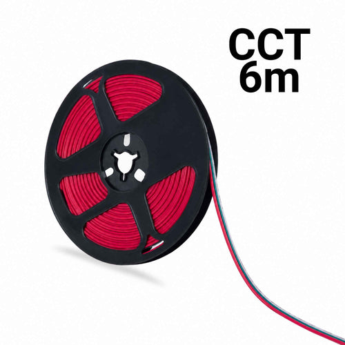 Câble de connexion pour éclairage LED - Monocolore - RGB - CCT - RGBW - RGB+CCT - 12-24 V - 6 mètres