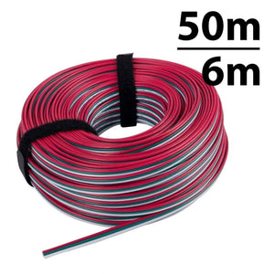 Cable conector para Tiras LED CCT 12-24V - Rollo de 6 ó 50 metros