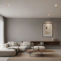 Round plaster downlight ring