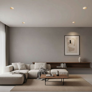Aro downlight redondo de escayola "MUR" - GU10 - ø100mm - Barcelona Led-Accesorios