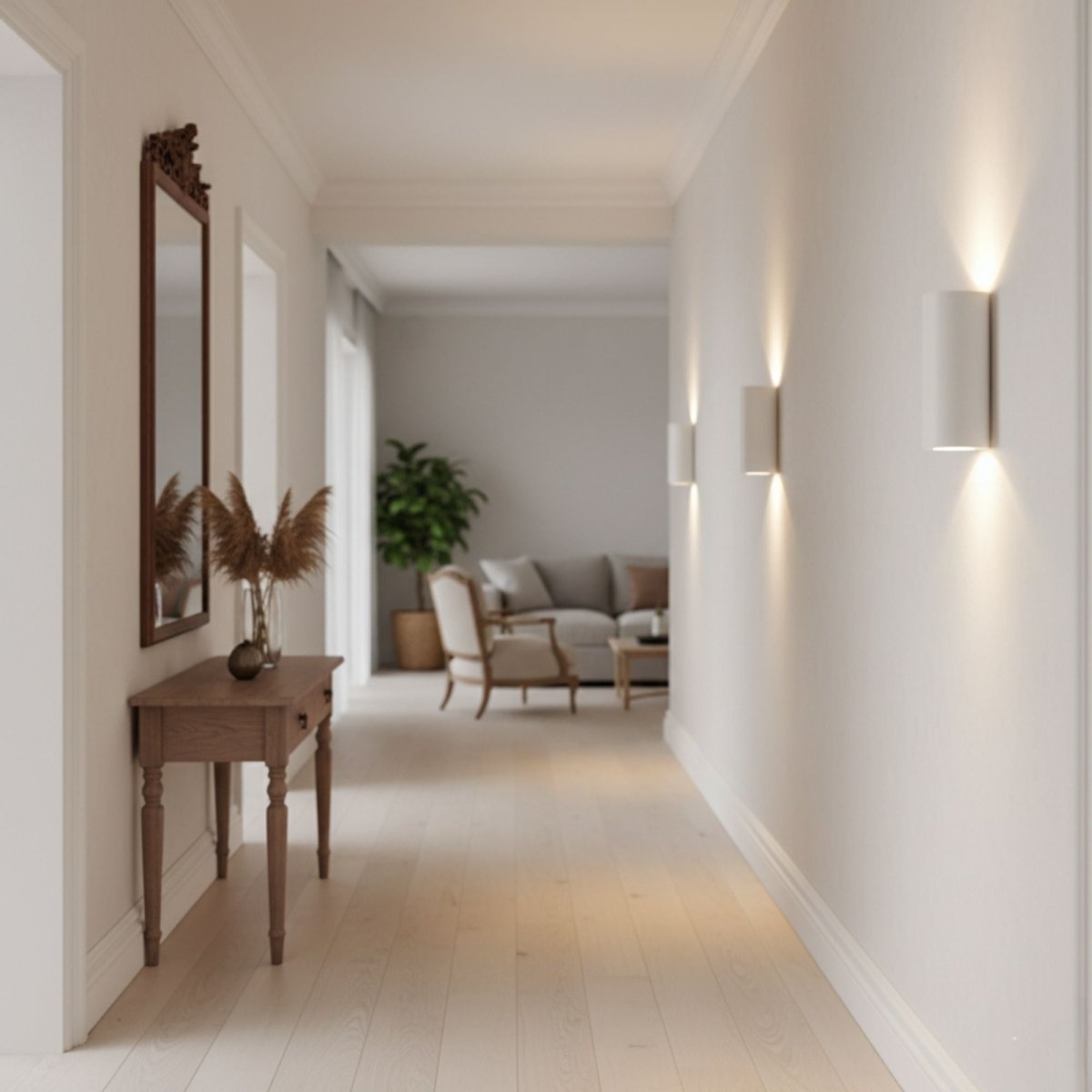 Aplique de escayola o yeso de pared "LINDA" 2xGU10 - Barcelona Led-Decoración
