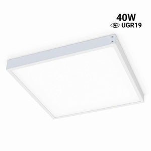 Panel LED Backlit 60x60cm - 40W - 100lm/W - Driver flicker free - UGR19 - IP40 - KIT DE MONTAJE