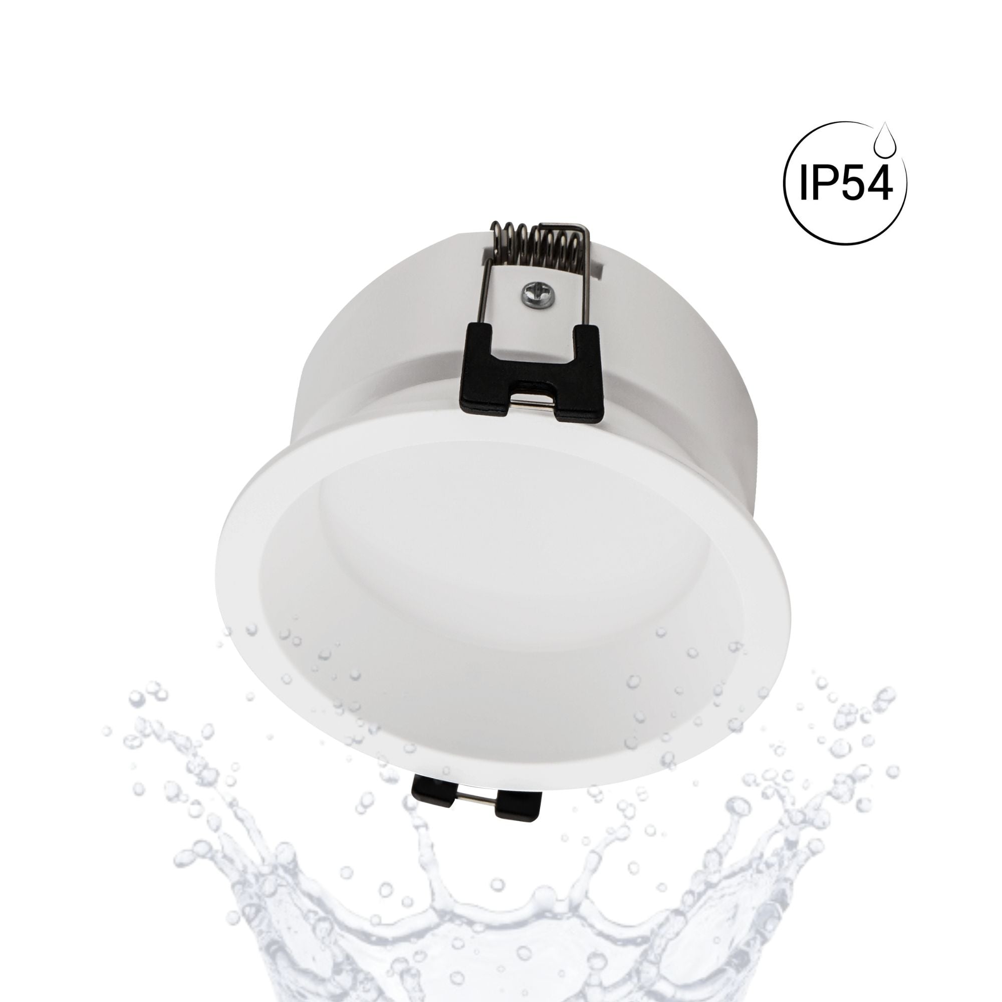 Aro downlight empotrable para bombilla GU10 / MR16 - Ø82mm - Corte Ø75mm