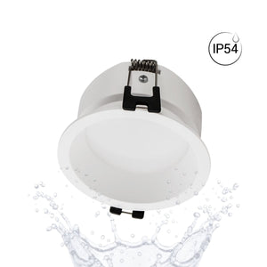 Aro downlight empotrable para bombilla GU10 / MR16 - Ø82mm - Corte Ø75mm