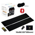 Doppeltes flexibles LED-Display – 12 x 59,5 cm – USB + Bluetooth + Fernbedienung 2