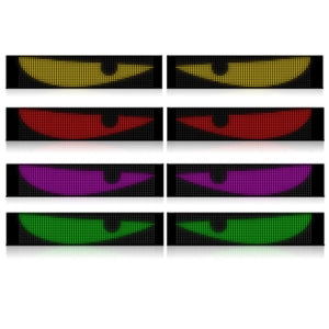 Display LED flexible doble - 12 x 59,5 cm - USB + Bluetooth + mando a distancia - Barcelona Led-Signage
