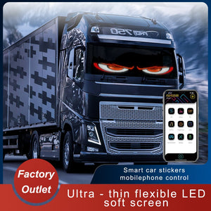 Display LED flexible doble - 12 x 59,5 cm - USB + Bluetooth + mando a distancia - Barcelona Led-Signage