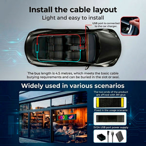 Display LED flexible programable - 12 x 59,5 cm - USB + Bluetooth + mando a distancia (4)