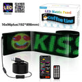 Programmierbares flexibles LED-Display – 89 x 19 cm – USB + Bluetooth + Fernbedienung 5