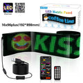 Programmable flexible LED display - 89 x 19 cm - USB + Bluetooth + remote control 5