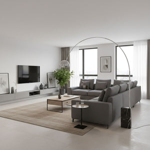 Lámpara de pie arco "Bend" - E27 (7)