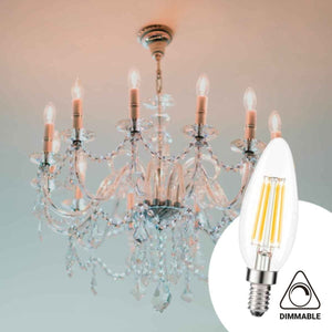 Bombilla LED Vela E14 5W Regulable C35 – 550 Lúmenes - Barcelona Led-