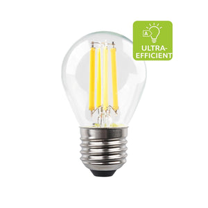 Bombilla LED filamento esférica - E27 G45 - 3.8W - Transparente (3)