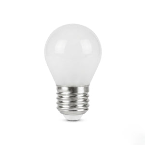 Bombilla filamento LED "Milky" - G45 E27 - 5W - Luz Cálida 3000K - Barcelona Led-