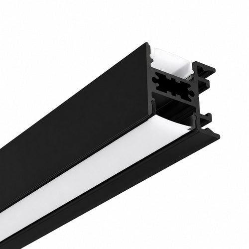 Aluminium double LED strip profile - 23.5x22.6mm - Strip ≤ 12mm - 2 meters
