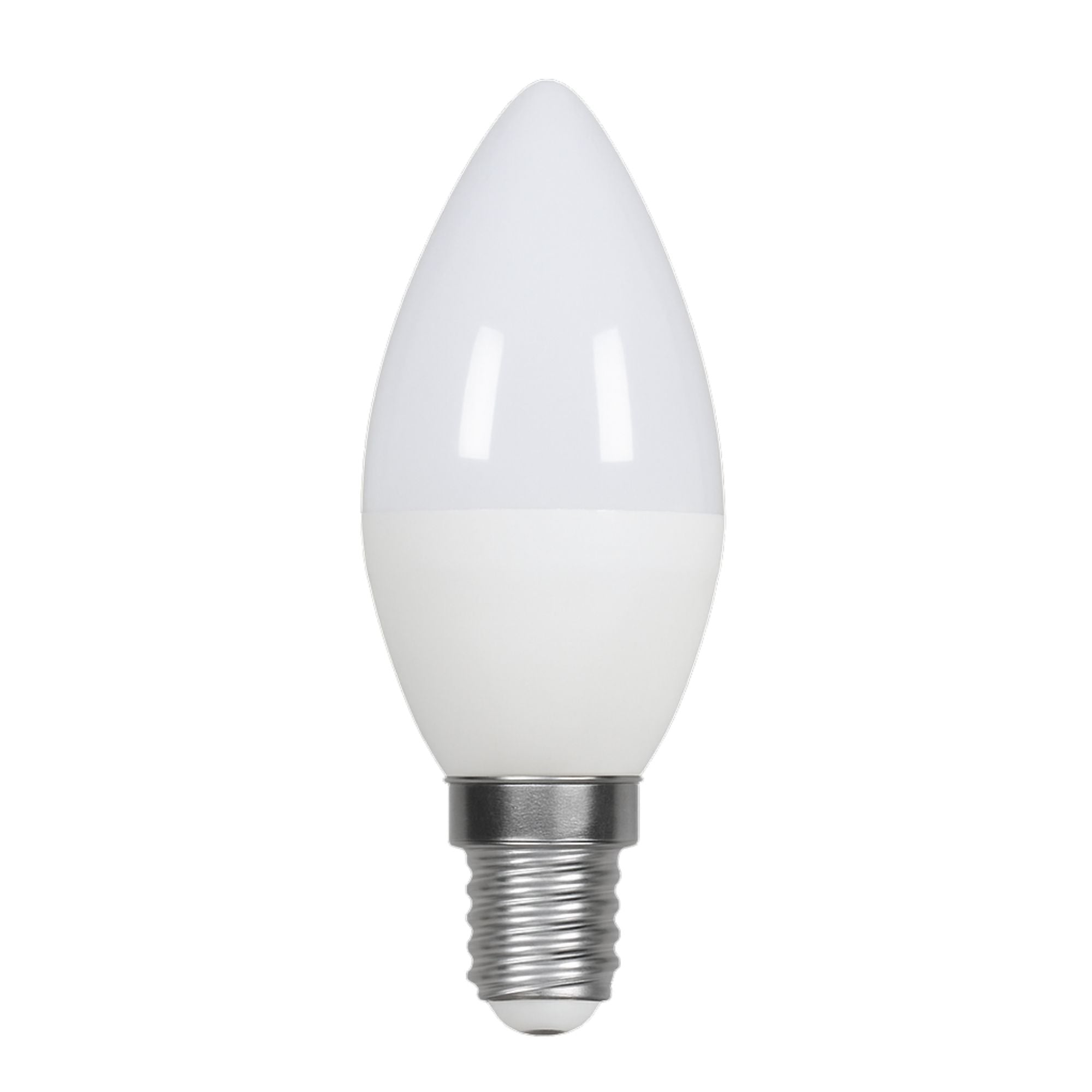 Bombilla vela LED E14 C37 4.5W — Opal | Disponible en luz cálida, neutra y fría