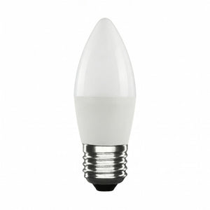 Bombilla vela LED E27 C37 4.5W — Opal | Disponible en luz cálida, neutra y fría