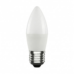 Bombilla vela LED E27 C37 4.5W — Opal | Disponible en luz cálida, neutra y fría - Barcelona Led-
