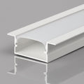 Einbau-LED-Streifenprofil mit Diffusor - 28 x 10 mm - LED-Streifen ≤ 15 mm - 2 Meter - 0,6 mm 2