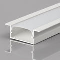 Recessed LED strip profile with diffuser - 28x10mm - LED strip ≤15mm - 2 meters - 0.6mm 2