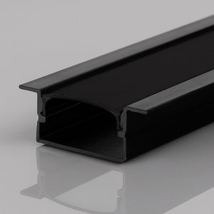 Perfil tira LED empotrable con difusor - 28x10mm - Tira LED ≤15mm - 2 metros - 0,6mm - Barcelona Led-Accesorios