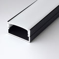 Perfil tira LED de superficie con difusor - 20x10mm - Tira LED ≤15mm - 2 metros - 0.65mm - 21g/m 2