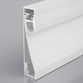 LED strip profile for baseboard - 60x16mm - With diffuser - 2 meters 2