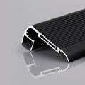 LED strip profile for staircase - 27x63mm - With diffuser - 2 meters 5