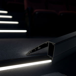 Perfil tira LED para escaleras - 54mm - Con difusor - 2 metros (8)