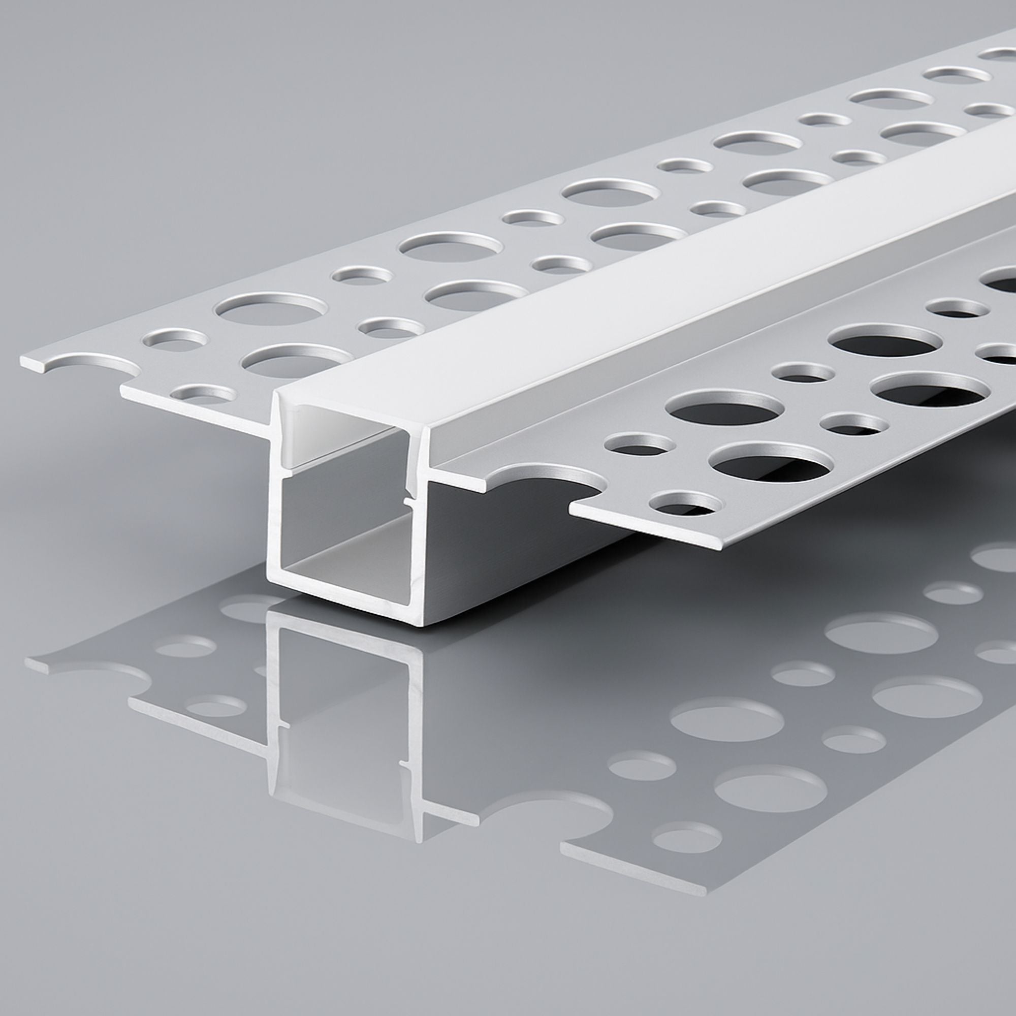 Perfil tira LED integración / trimless - 49x11,5mm - Con difusor - 2 metros - 1.2mm