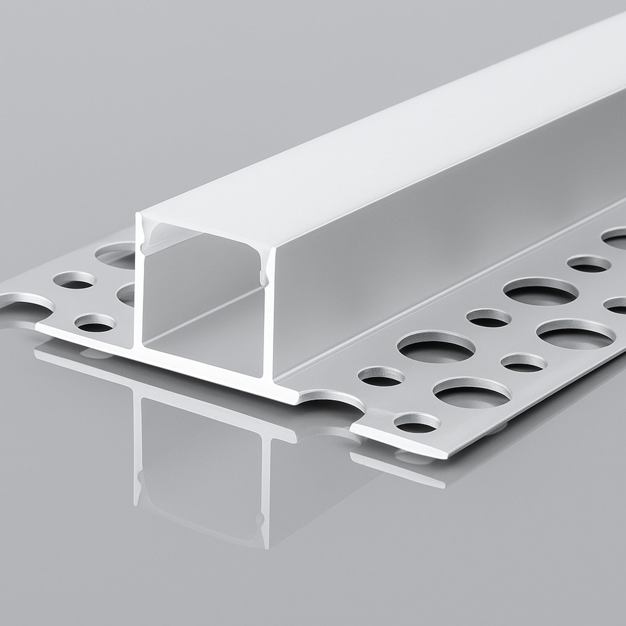 Perfil tira LED integración / trimless con difusor - 55x11,5mm - 2 metros