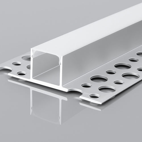 LED strip profile integration / trimless with diffuser - 55x11.5mm - 2 meters - 1.2mm