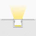 Perfil tira LED integración / trimless - 9x12mm - Con difusor - 2 metros 2