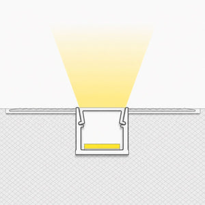 Perfil tira LED integración / trimless - 9x12mm - Con difusor - 2 metros - Barcelona Led-