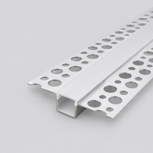 Profilo a scomparsa / trimless per striscia LED - 9x12mm - Con diffusore - 2 metri