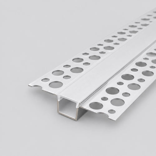 Profile for LED Strip - Recessed / Trimless - 9x12mm - With diffuser - 2 meters