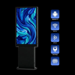 Display Exterior 55" 4K - Cristal Anti-reflejo - Android 13 - 4GB+64GB - Outdoor - Barcelona Led-Signage