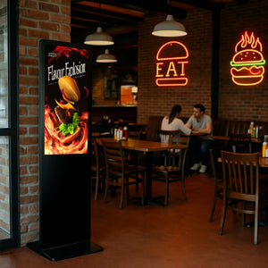 Tótem Publicitario Digital Táctil 32" Full HD - Android 13 – Cartelería Vertical para Interior (2)