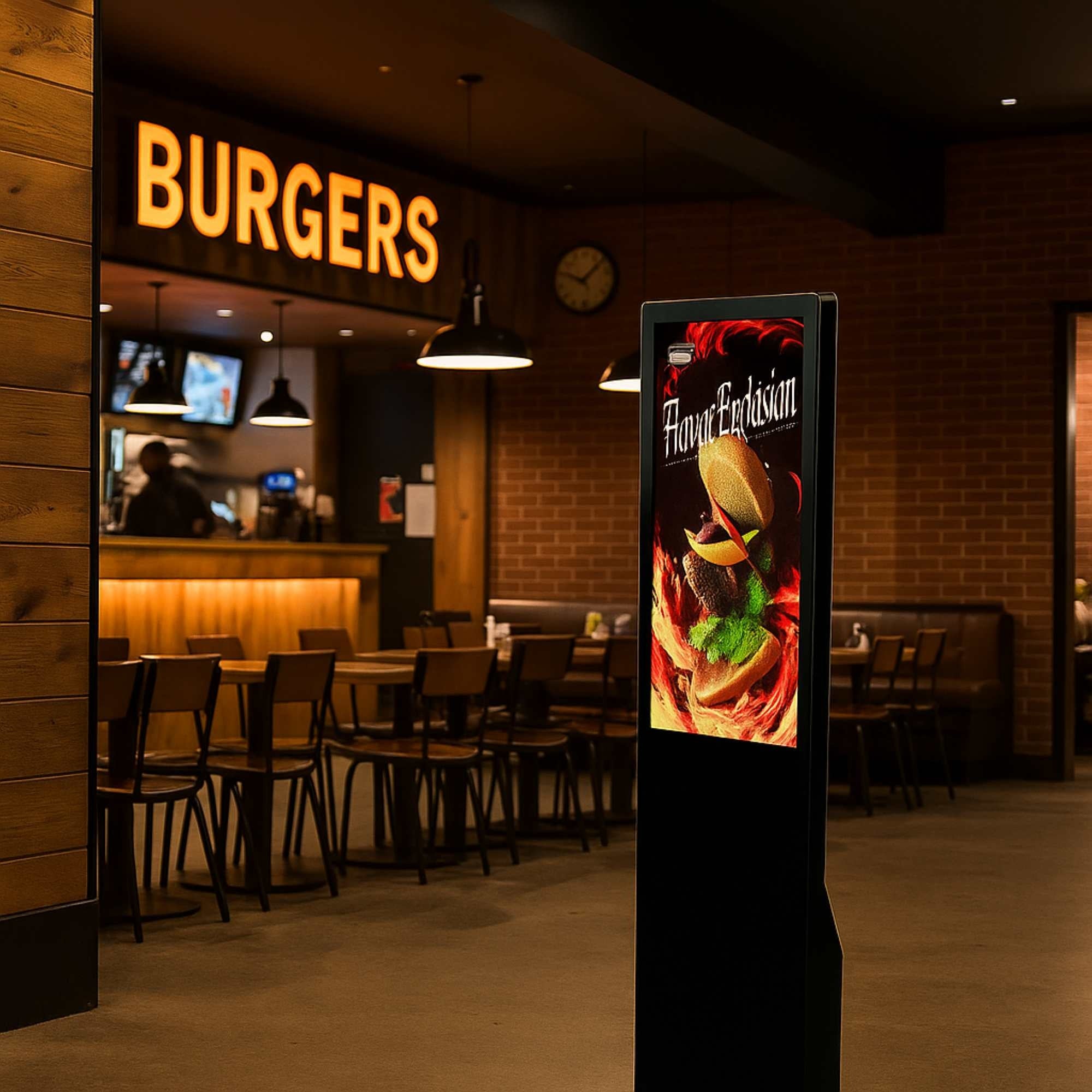 Tótem Publicitario Digital Táctil 32" Full HD - Android 13 – Cartelería Vertical para Interior (1)