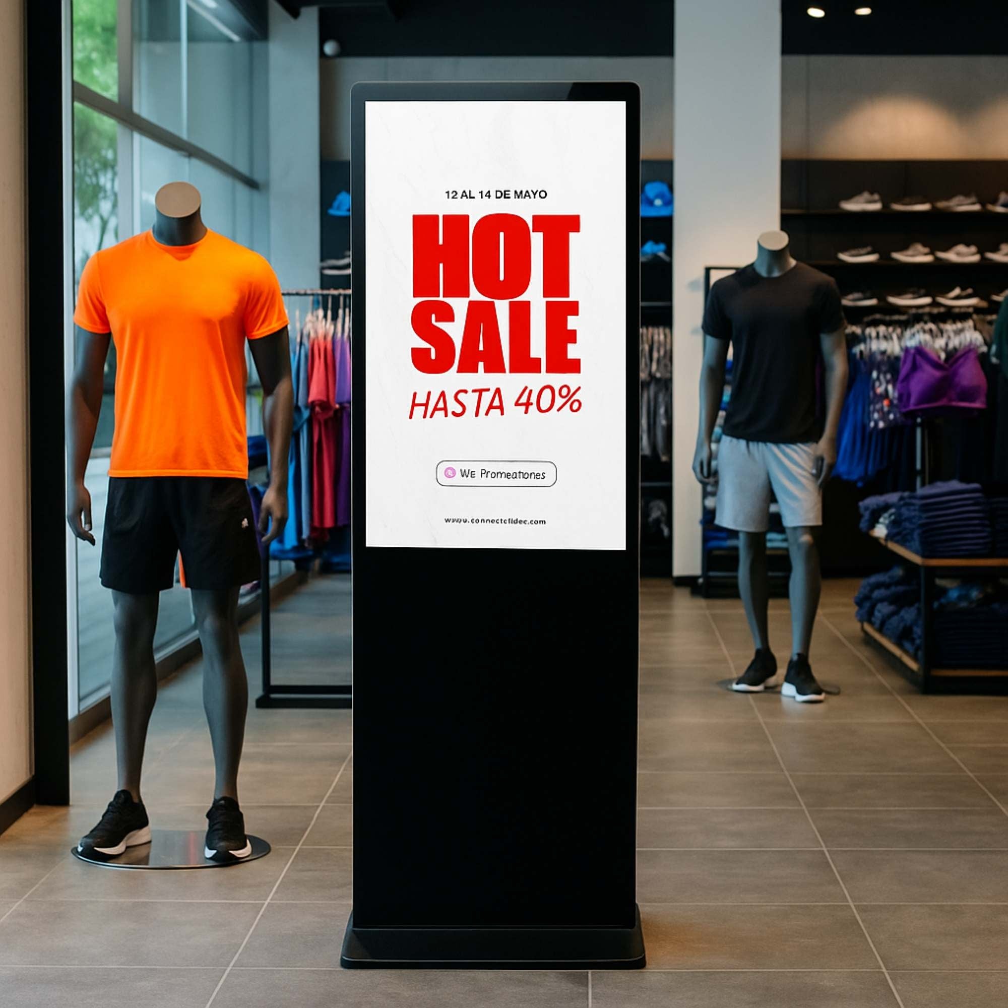 Display publicitario interior LCD Full HD 43" - Android 13 (1)