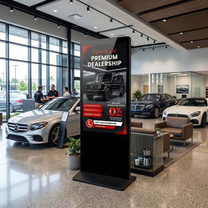 Tótem Publicitario Digital Táctil 55" Full HD - Android 13 - Cartelería Vertical Interior (1)