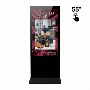 Tótem Publicitario Digital Táctil 55" Full HD - Android 9 - Cartelería Vertical para Interior