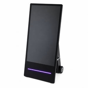 Display publicitario portátil 43'' para interior con ruedas y batería - LCD Full HD (5)