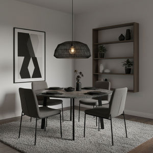 Lámpara colgante de mimbre "ASTRID" - E27 (1)